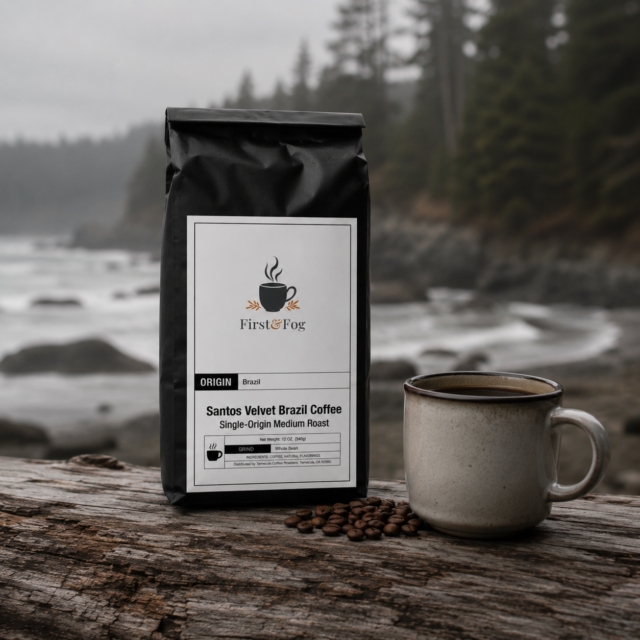 Santos Velvet Brazil Coffee – Single-Origin Medium Roast