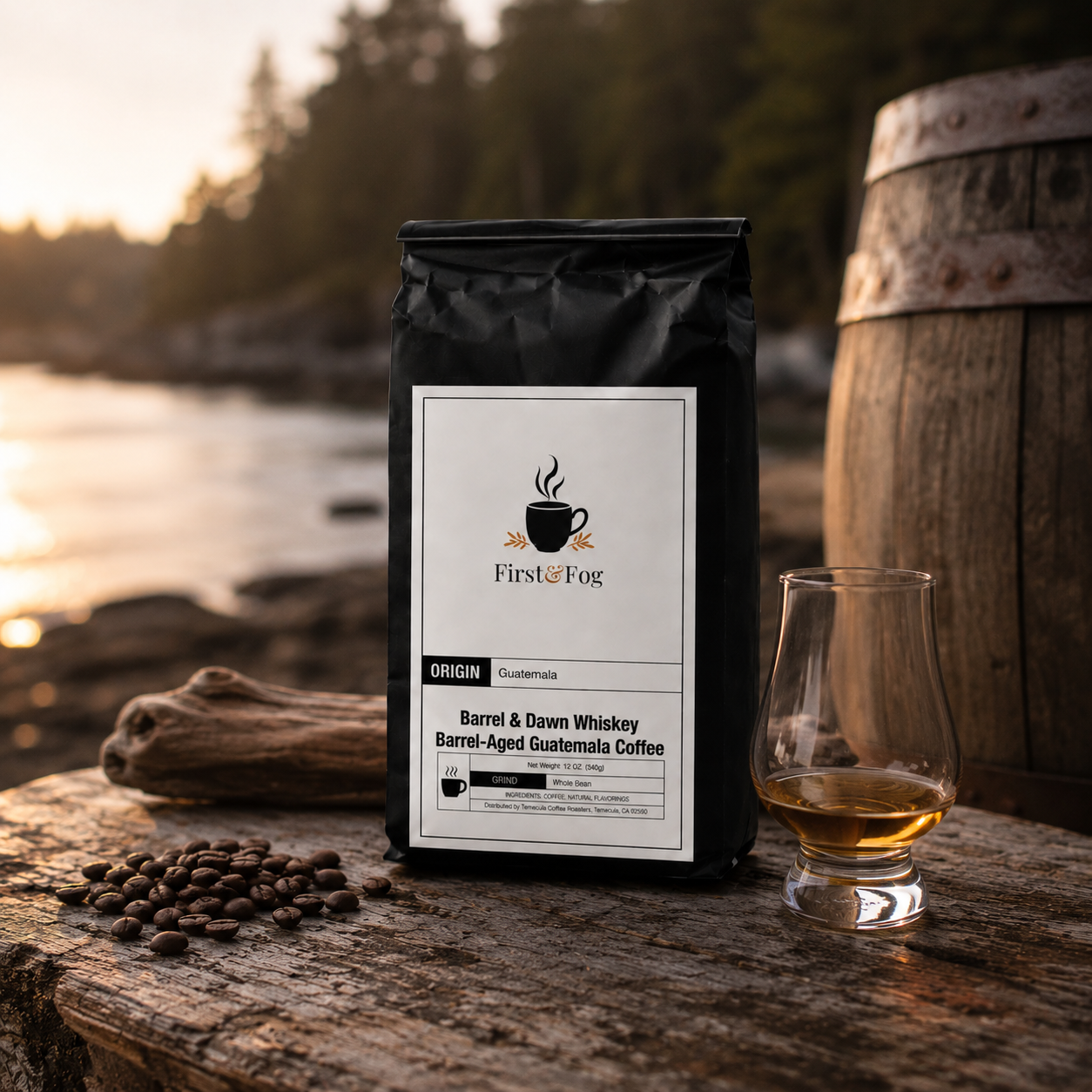Barrel & Dawn Whiskey Barrel-Aged Guatemala Coffee