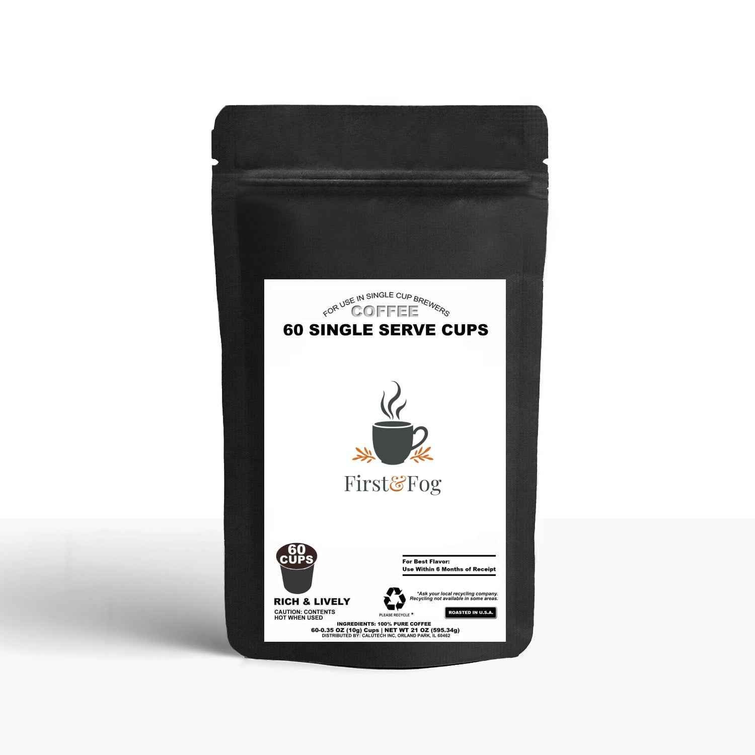 First Light Single-Serve Coffee Capsules — 60 Pack