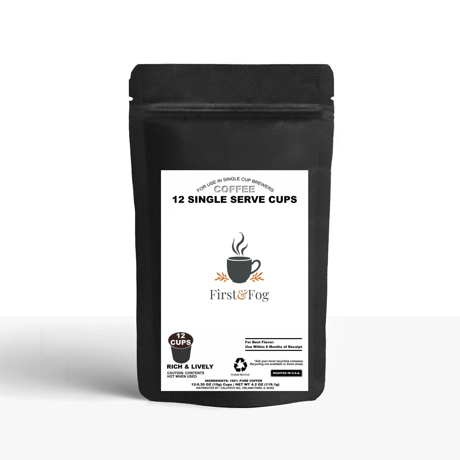 First Light Single-Serve Coffee Capsules – 12 Pack