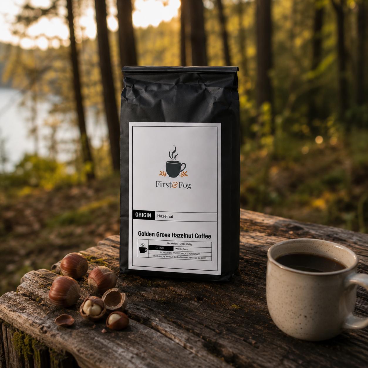 Golden Grove Hazelnut Coffee – Medium Roast