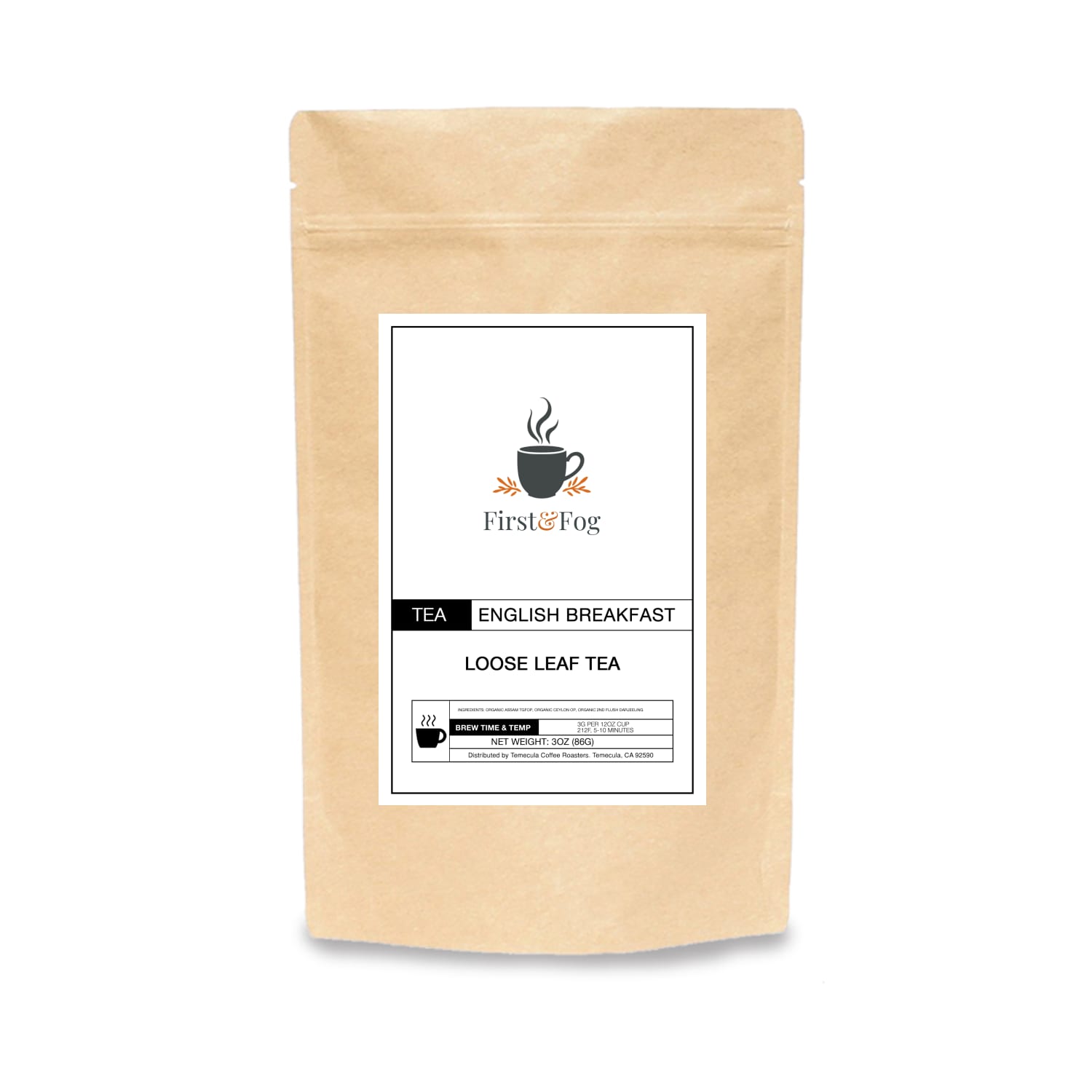First Light English Breakfast Tea – Classic Full-Bodied Black Tea